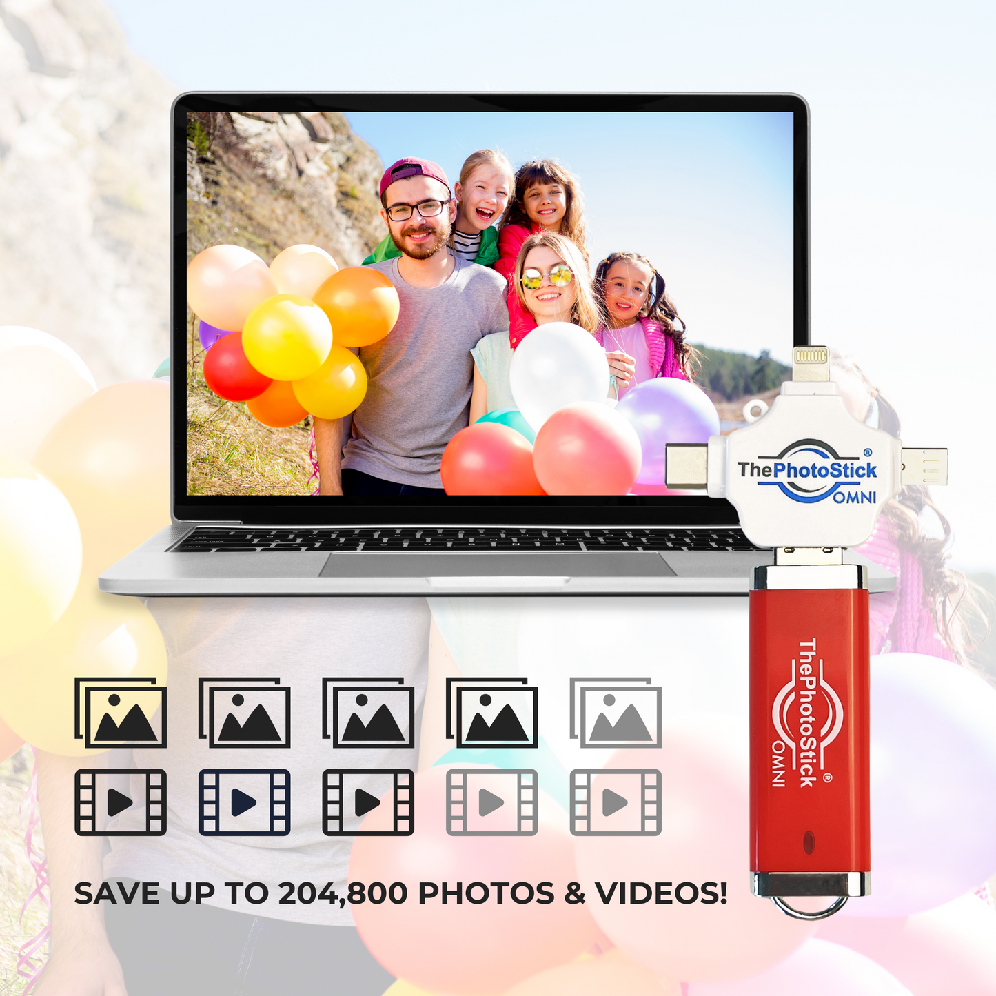 ThePhotoStick® Omni - 512 GB