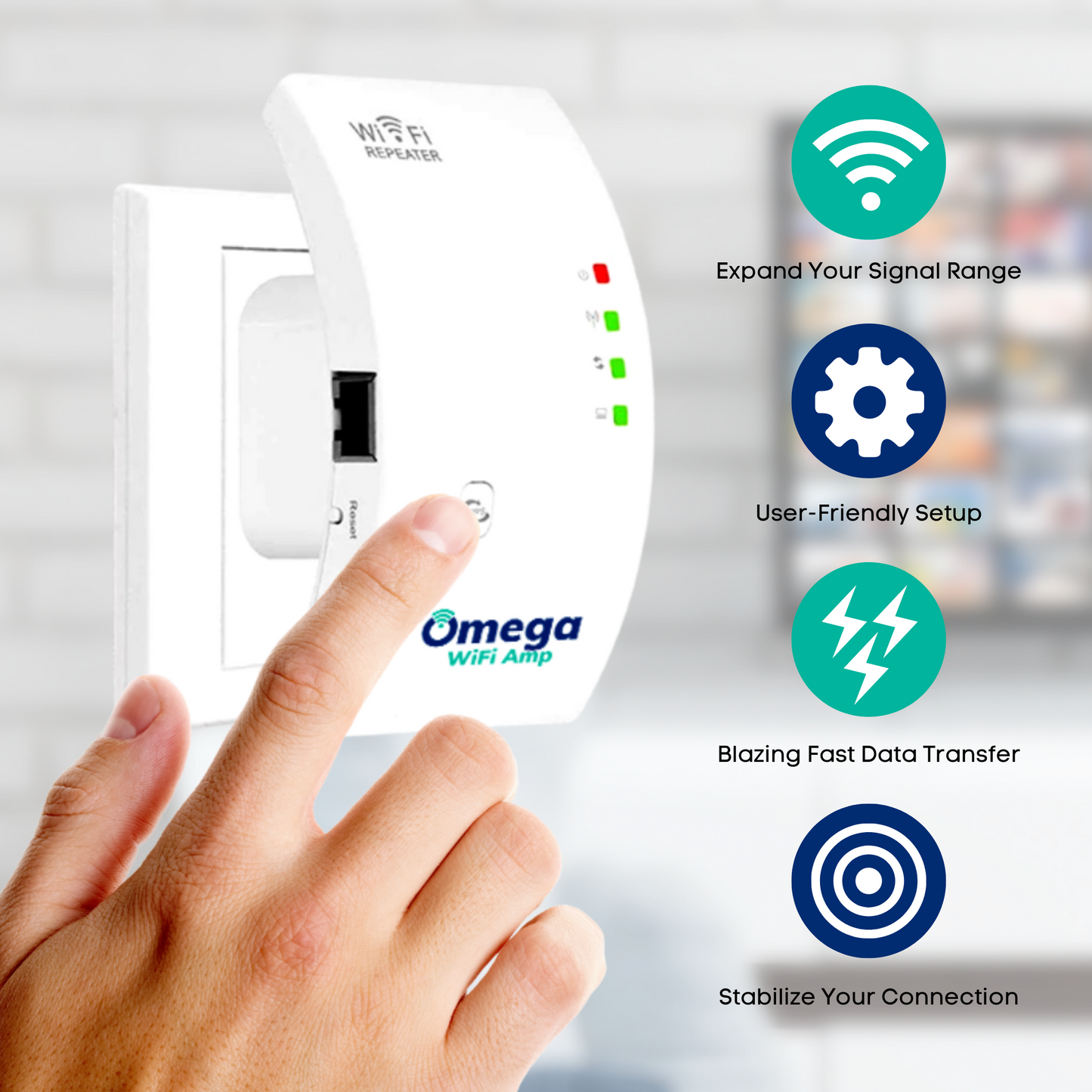 Amplificateur WiFi Omega - Australie et Nouvelle-Zélande