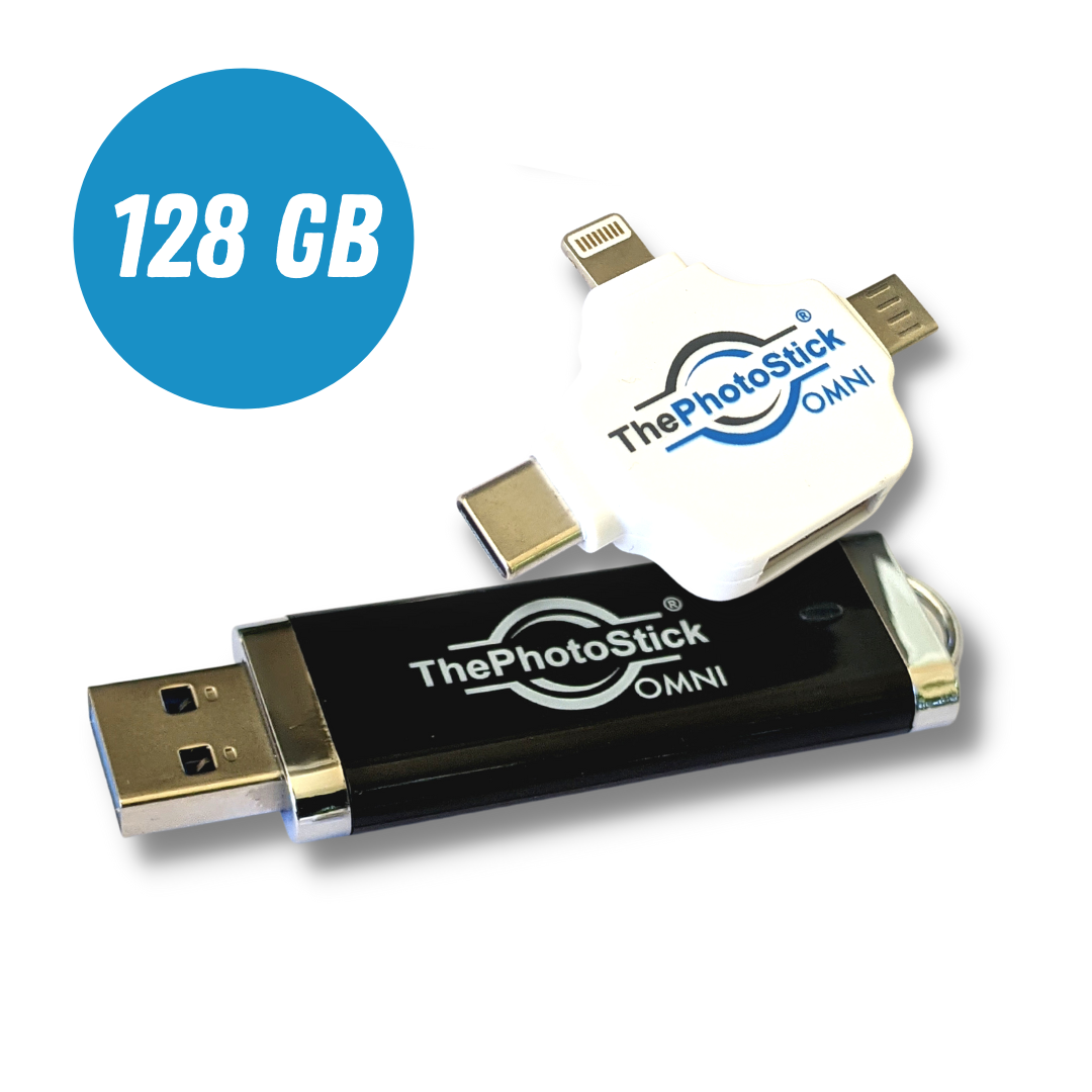 ThePhotoStick® Omni - 128 Go