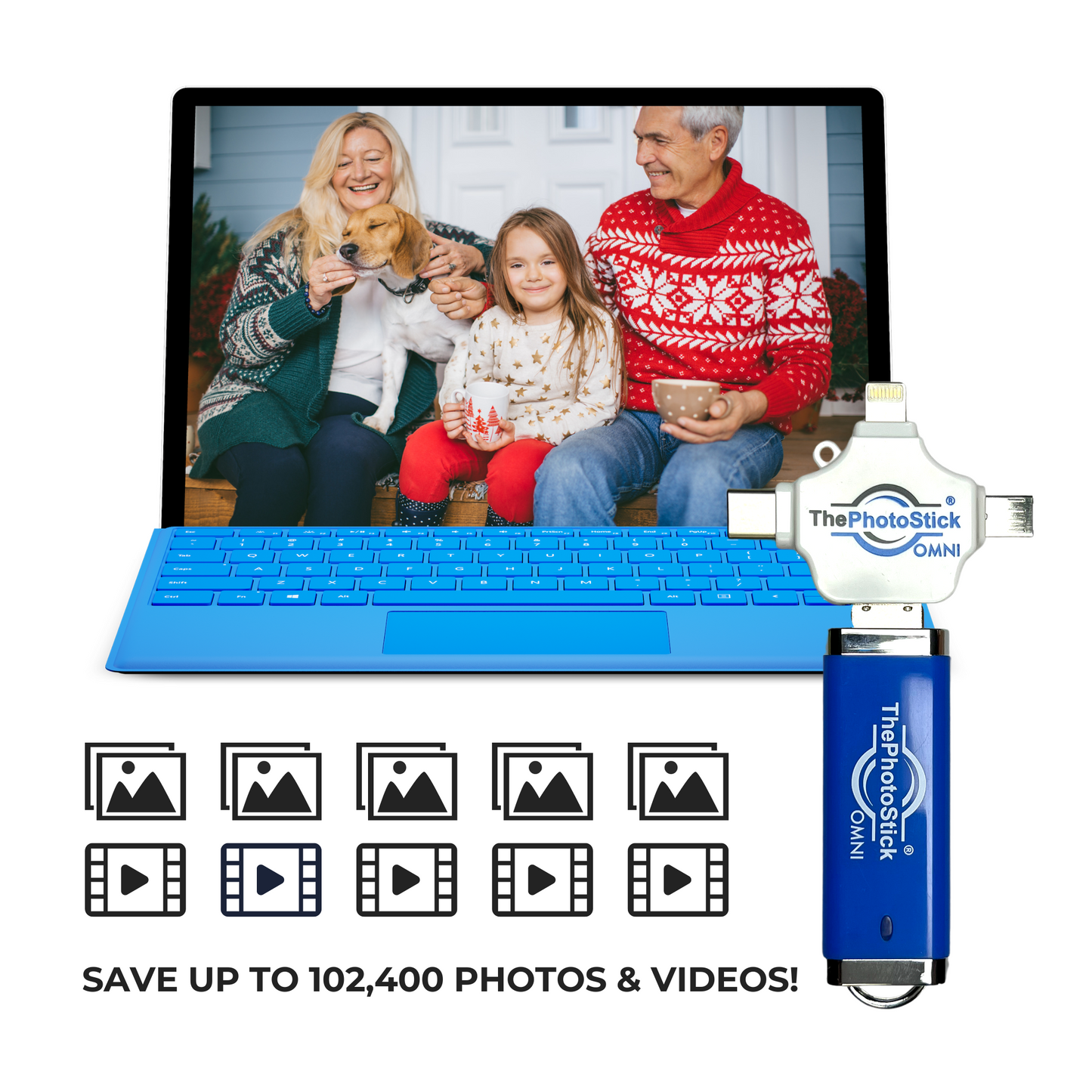 ThePhotoStick® Omni - 256 Go